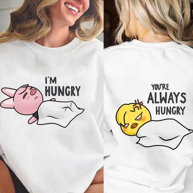 Women's Hoodies Sweatshirts I'm Hungry Stray Kids Sweatshirt Woman Cotton Kpop Korean Fashion Funny Graphic Hoodies Oversized Streetwear Fem