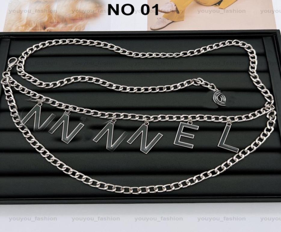 Women Gold Chains Belts Letter Fashion Designers Belt Silver Link Luxury Waist Chain Womens Metal Alloy Accessories Waistband Gird4040246
Women Gold Chains Belts Letter Fashion Designers Belt Silver Link Luxury Waist Chain Womens Metal Alloy Accessories Waistband Gird4040246