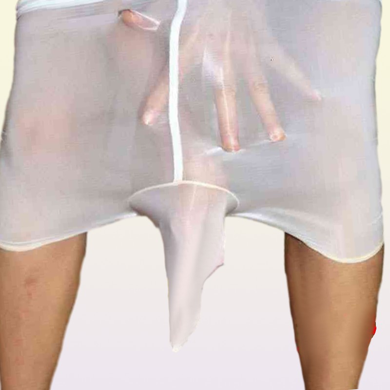 Men039s Socks Men Sexy Shorts Tights Stockings Penis Pouch Sheath Ultra Thin Sheer Pantyhose Bodysuit 3 Colors14732140