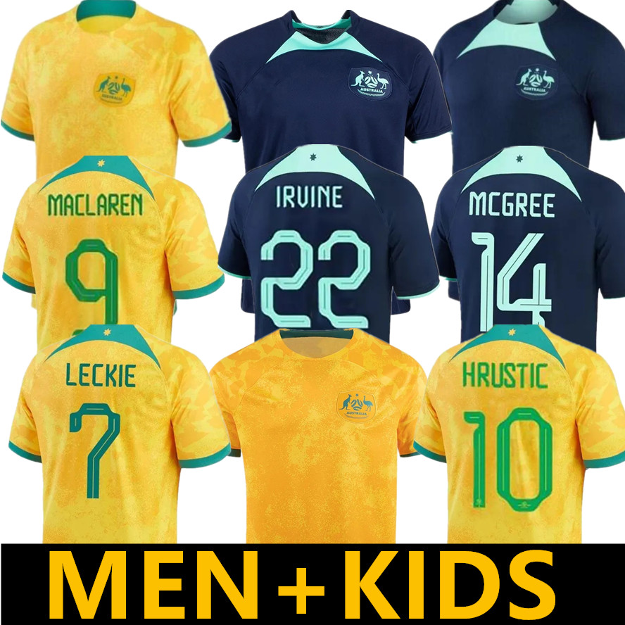 2023 Australia Soccer Jerseys LECKIE MACLAREN HRUSTIC IRVINE MABIL MCGREE 22 23 home away Football shirt MOOY SOUTTAR BEHICH DUKE DEGENEK men kids set kits uniform, 22 23 away
2023 Australia Soccer Jerseys LECKIE MACLAREN HRUSTIC IRVINE MABIL MCGREE 22 23 home away Football shirt MOOY SOUTTAR BEHICH DUKE DEGENEK men kids set kits uniform, 22 23 away