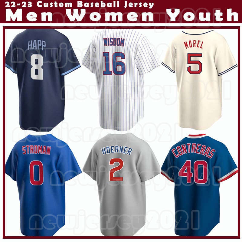 7 Dansby Swanson 0 Marcus Stroman Baseball Jersey Cody Bellinger Christopher Morel Ian Happ Justin Steele Cubs Marcus Stroman Kyle Hendricks Seiya Suzuki Madrigal