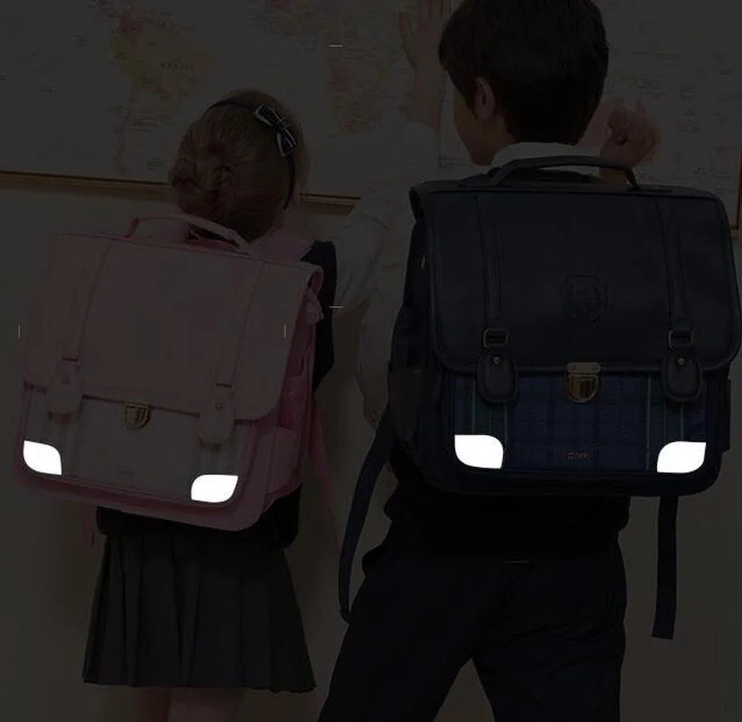 Backpacks School Backpacks kids British Plaid Printing School Bags Waterproof Larger Capacity Student Orthopedic Schoolbag Mochila 231101