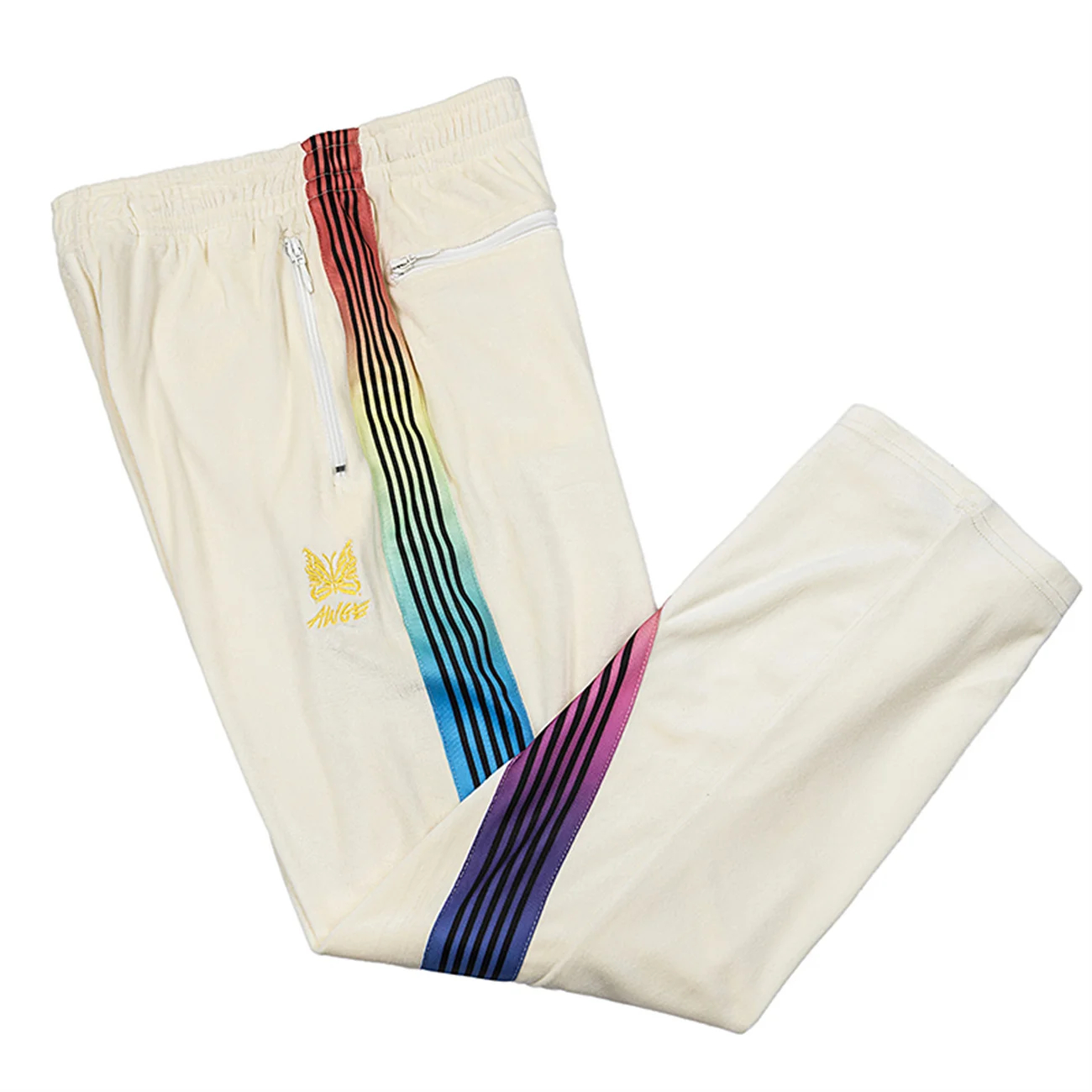 Fashion Gradient Plush Casual Pants Straight Loose Pants Unisex