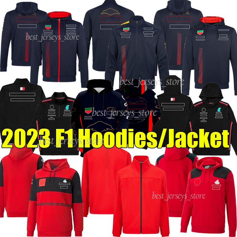 2023 F1 Team Waterproof Jacket Racing Sets Formula 1 Sweatshirt Top Spring Autumn Men's Sports Oversized Racing Suit Fan Casual Hooded Jacket