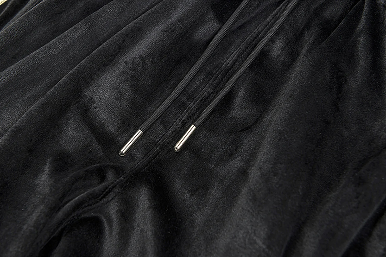 Fashion Gradient Plush Casual Pants Straight Loose Pants Unisex