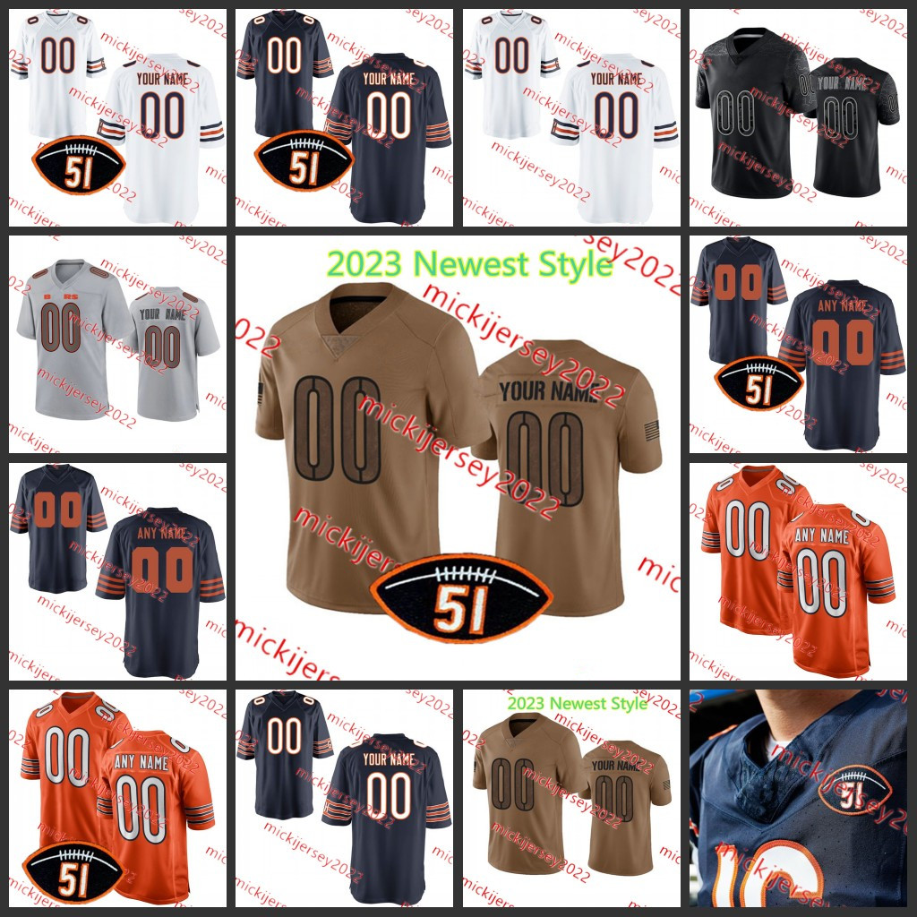 Dick Butkus Brian Urlacher Mike Ditka Jersey Custom Stitched 75 Kyle Long 34 Walter Payton 33 Charles Tillman 23 Devin Hester Akiem Hicks Football Jerseys
