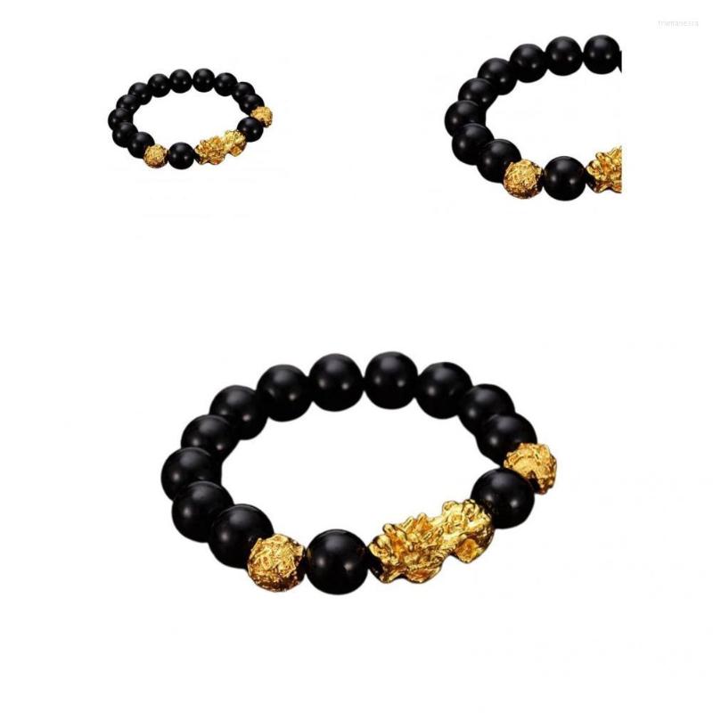 Bangle Durable Chic Faux Obsidian Beads Brave Troops Lucky Bracelet Jewelry Accessory Elastic For Valentine Day
Bangle Durable Chic Faux Obsidian Beads Brave Troops Lucky Bracelet Jewelry Accessory Elastic For Valentine Day
