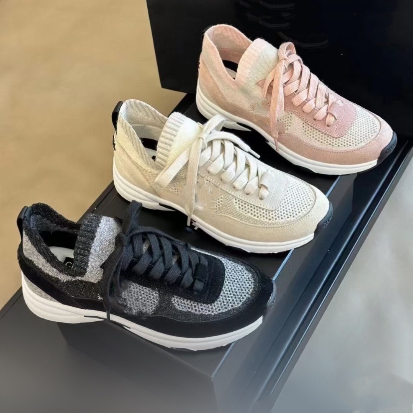 Brand Sneakers Calfskin Casual Men Women Shoes Designer Reflective Shoes Vintage Suede Leather Trainers All-match Stylist Sneaker Patchwork Leisure Shoe Platform