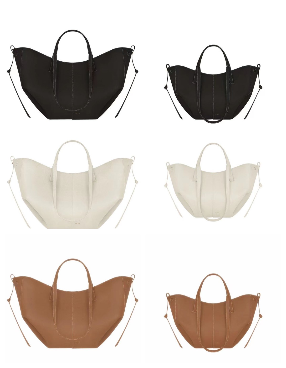New 5A Polene Cyme Tote Bag Full-Grain Textured Leather Designer Magnetic Buckle Closure Handbag Women Suede Inner Lining Luxury Large Capacity Handbags, Brown
New 5A Polene Cyme Tote Bag Full-Grain Textured Leather Designer Magnetic Buckle Closure Handbag Women Suede Inner Lining Luxury Large Capacity Handbags, Brown