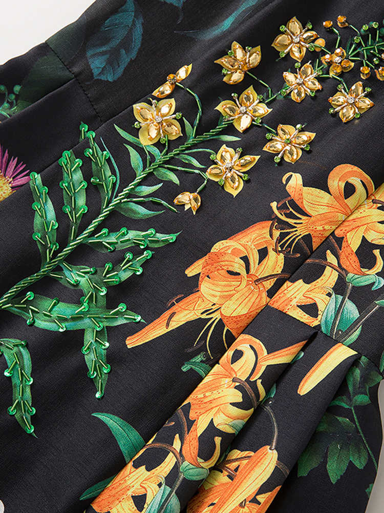 RUKAS Summer Loose Dress For Women Square Collar Sleeveless High Waist Print Colorblock Midi Dresses Female Clothing 2023