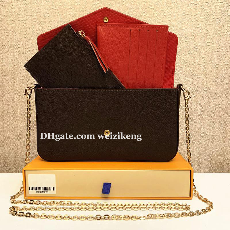 Fashion bag set High quality 3-piece Women handbag Luxury Chain Classic Fashion bag women BAG handbags super mini bags, White flower
Fashion bag set High quality 3-piece Women handbag Luxury Chain Classic Fashion bag women BAG handbags super mini bags, White flower