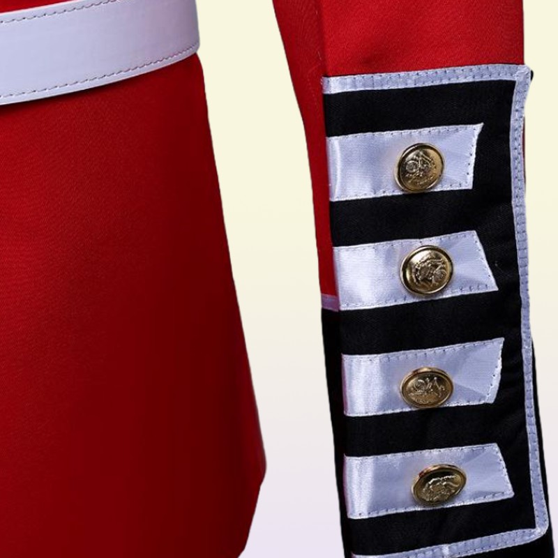 Men039s Suits Blazers Mens Royal Guard Costume Renaissance Medieval British Soldiers Uniform Performance English3815182