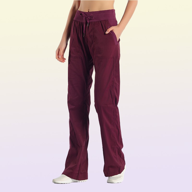 Yoga Dance Pants High Waist Gym Sport Relaxed Lady Loose Leggings Women Sports Tights Gym sweatpants Femme outdoor Jogging Trouser