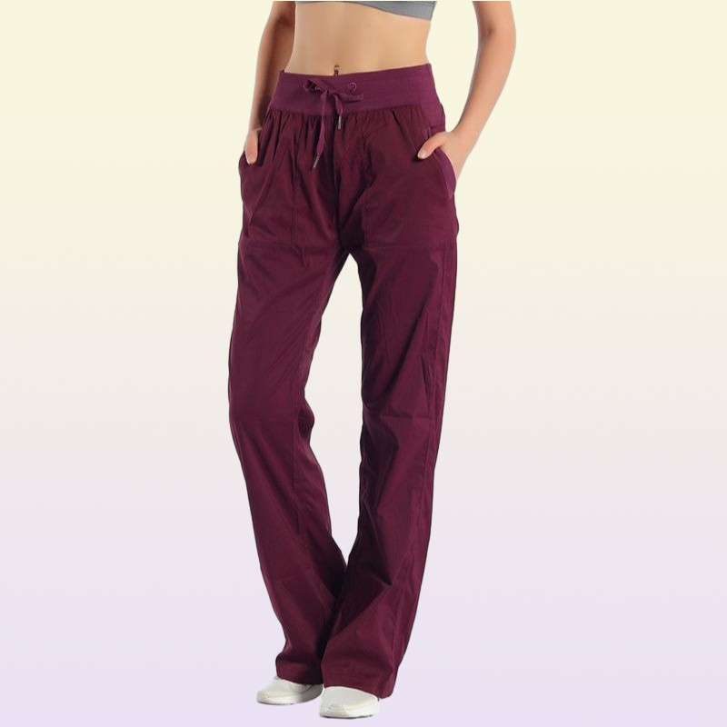Women039s Pants Capris High Quality Loose Workout Dance Studio Waist Sports For Women Casual Gym Long Wide Leg4019696