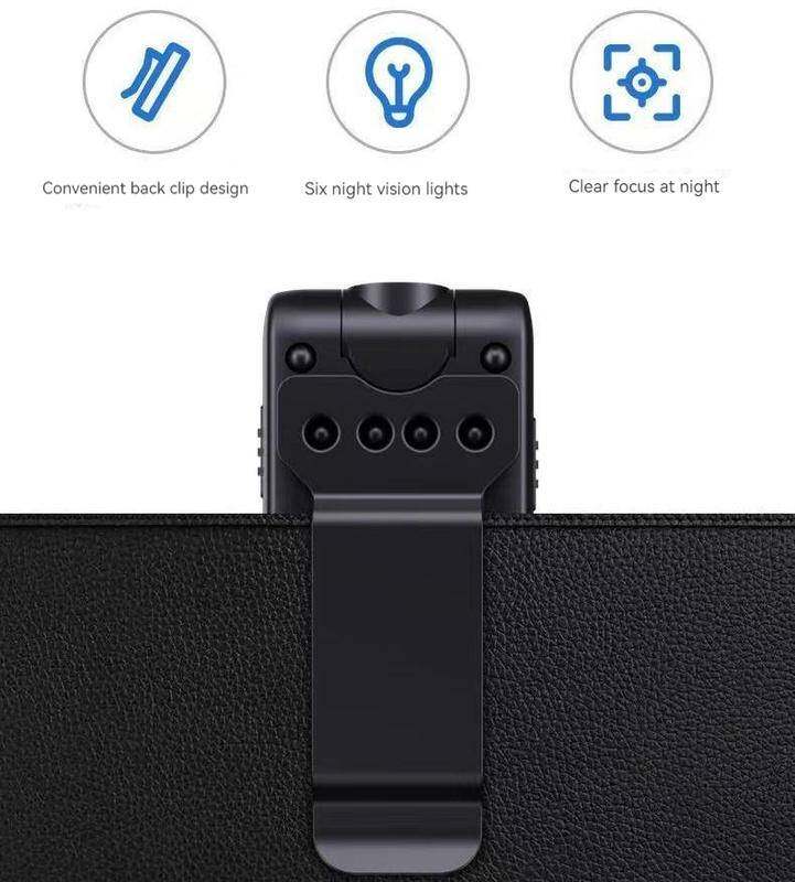 One Click Recording Conference Intelligent High-definition Recording Pen Rotates 180 Degrees Motion DV C600 Mini Camera Voice Recorder