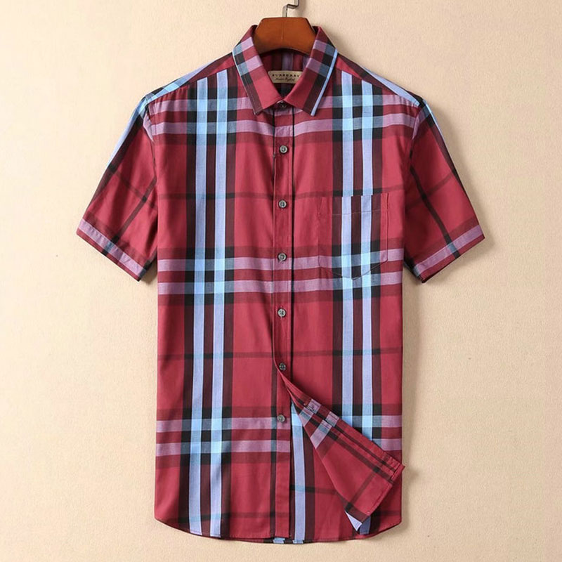 Fashion Designer Shirt Mens Casual Shirt Polo Short Sleeve Burrerys Mens Luxury Geometric Checker Print High Quality Cotton Versatile and Handsome M
Fashion Designer Shirt Mens Casual Shirt Polo Short Sleeve Burrerys Mens Luxury Geometric Checker Print High Quality Cotton Versatile and Handsome M
