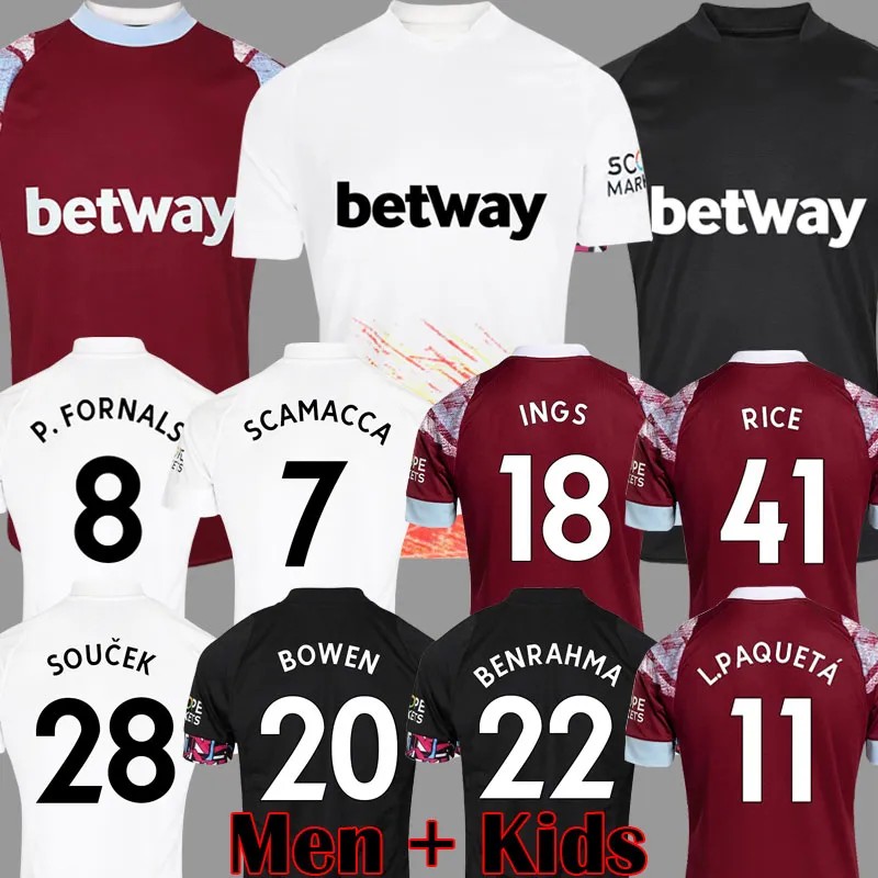 22 23 WHU Soccer Jerseys INGS 2022 2023 L. PAQUETA WEST SCAMACCA RICE LANZINI ANTONIO Hams FORNALS UNITED BOWEN Men Football Shirts BENRAHMA Kids Kits, Away
22 23 WHU Soccer Jerseys INGS 2022 2023 L. PAQUETA WEST SCAMACCA RICE LANZINI ANTONIO Hams FORNALS UNITED BOWEN Men Football Shirts BENRAHMA Kids Kits, Away