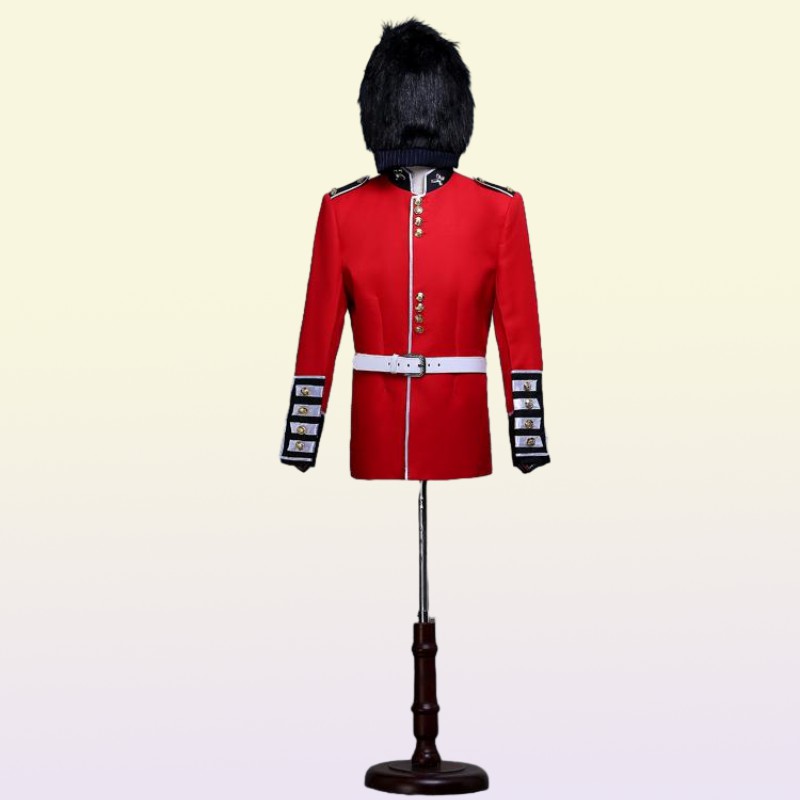 Men039s Suits Blazers Mens Royal Guard Costume Renaissance Medieval British Soldiers Uniform Performance English3815182