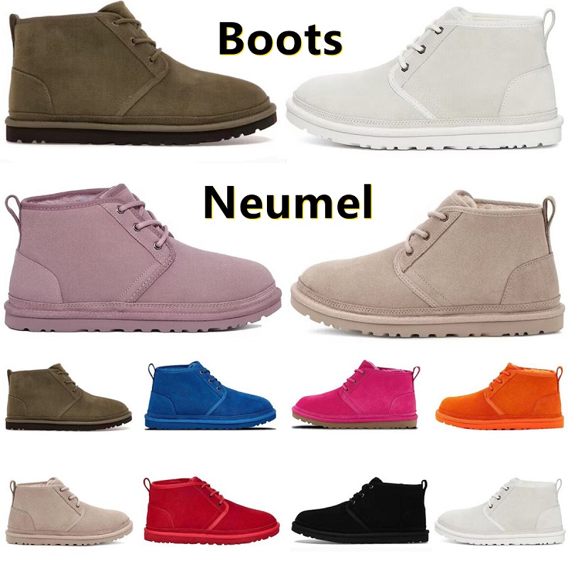 Designer Neumel Mini Snow Platform Boots Tazz Tasman Slipper Ankle Boot Shoes Short Fashion Chestnut Triple Black White Berry Winter Warm Wool Real Leather Booties