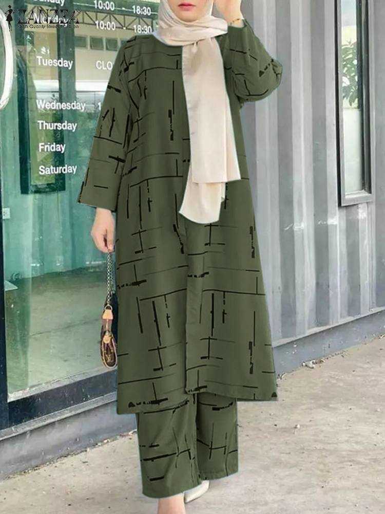Kaftan Printed Suits Women Matching Sets RUKAS 2023 Casual Muslim Sets Long Sleeve Blouses Pants Turkey Abayas Top Blusas 2PCS
Kaftan Printed Suits Women Matching Sets RUKAS 2023 Casual Muslim Sets Long Sleeve Blouses Pants Turkey Abayas Top Blusas 2PCS