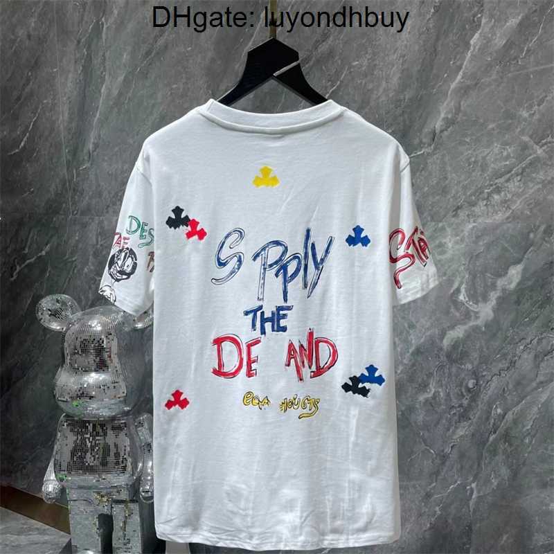 Ch Fashion Men's t Shirt Designer Chrome Classic Summer Brand Short Sleeve Sanskrit Letter Pullover T-shirt Horseshoe Cross Pattern Tops Hearts Women Tshirts, 17
Ch Fashion Men's t Shirt Designer Chrome Classic Summer Brand Short Sleeve Sanskrit Letter Pullover T-shirt Horseshoe Cross Pattern Tops Hearts Women Tshirts, 17