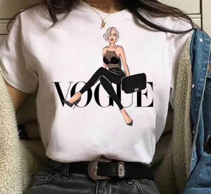 RETAIL Plus Size -3XL Designer Womens Summer Fashion White T-shirt Letter Printed Short Sleeve Tops Loose Clothing, Sssss
RETAIL Plus Size -3XL Designer Womens Summer Fashion White T-shirt Letter Printed Short Sleeve Tops Loose Clothing, Sssss