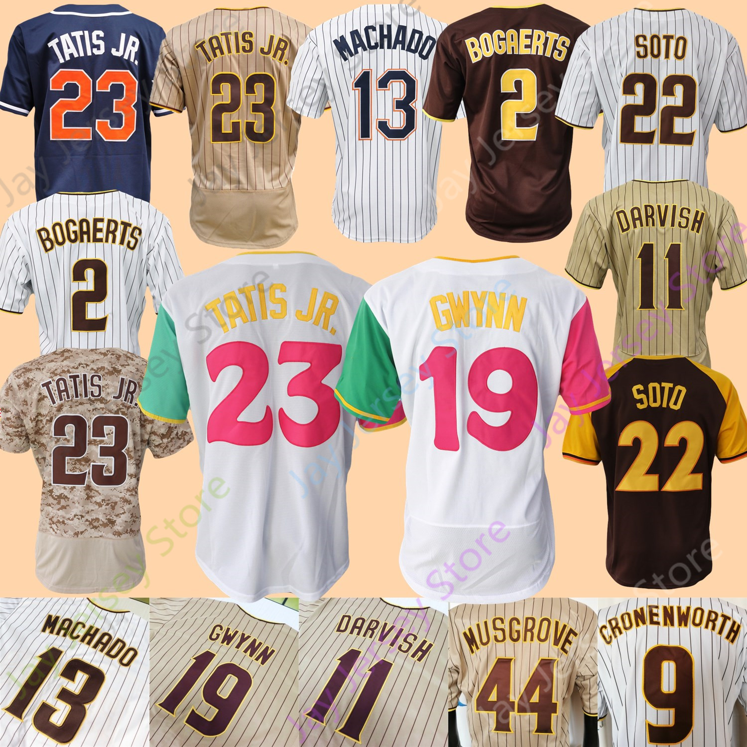 Baseball Jersey Fernando Tatis Jr. Xander Bogaerts Manny Machado Juan Soto Tony Gwynn Musgrove Cronenworth Kim Carpenter Cruz Darvish Hader Women Youth Size S-3XL, White pinstripe turn back
Baseball Jersey Fernando Tatis Jr. Xander Bogaerts Manny Machado Juan Soto Tony Gwynn Musgrove Cronenworth Kim Carpenter Cruz Darvish Hader Women Youth Size S-3XL, White pinstripe turn back