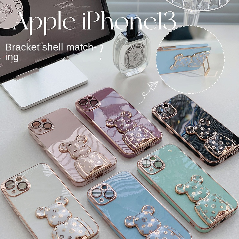 YEZHOU designer Apple 14 cell Phone Case Violent Bear Bracket Iphone13 All-Inclusive Lens Protector 12Promax Silicone Soft Cover, Pink
YEZHOU designer Apple 14 cell Phone Case Violent Bear Bracket Iphone13 All-Inclusive Lens Protector 12Promax Silicone Soft Cover, Pink
