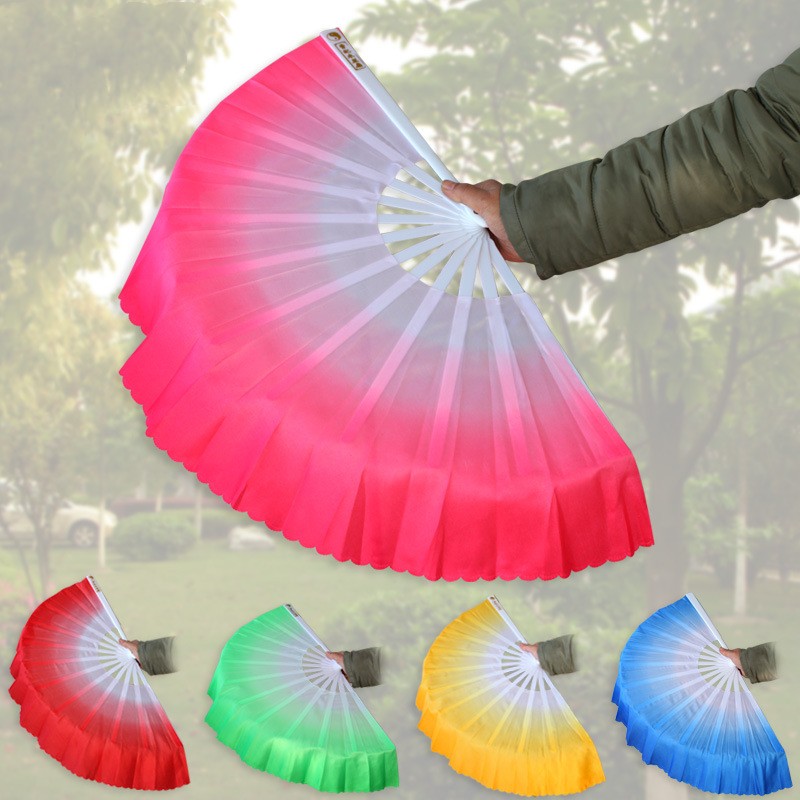 10pcs/lot Chinese Dance Fan Silk Veil 5 Colors Available For Wedding Party Favor Gift