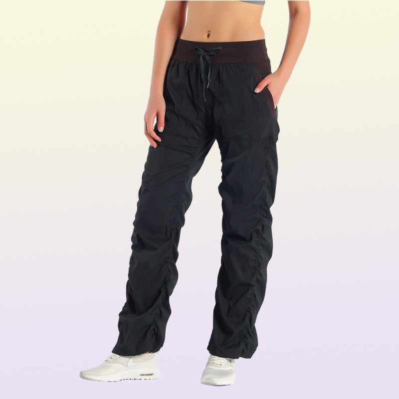 Yoga Dance Pants High Waist Gym Sport Relaxed Lady Loose Leggings Women Sports Tights Gym sweatpants Femme outdoor Jogging Trouser