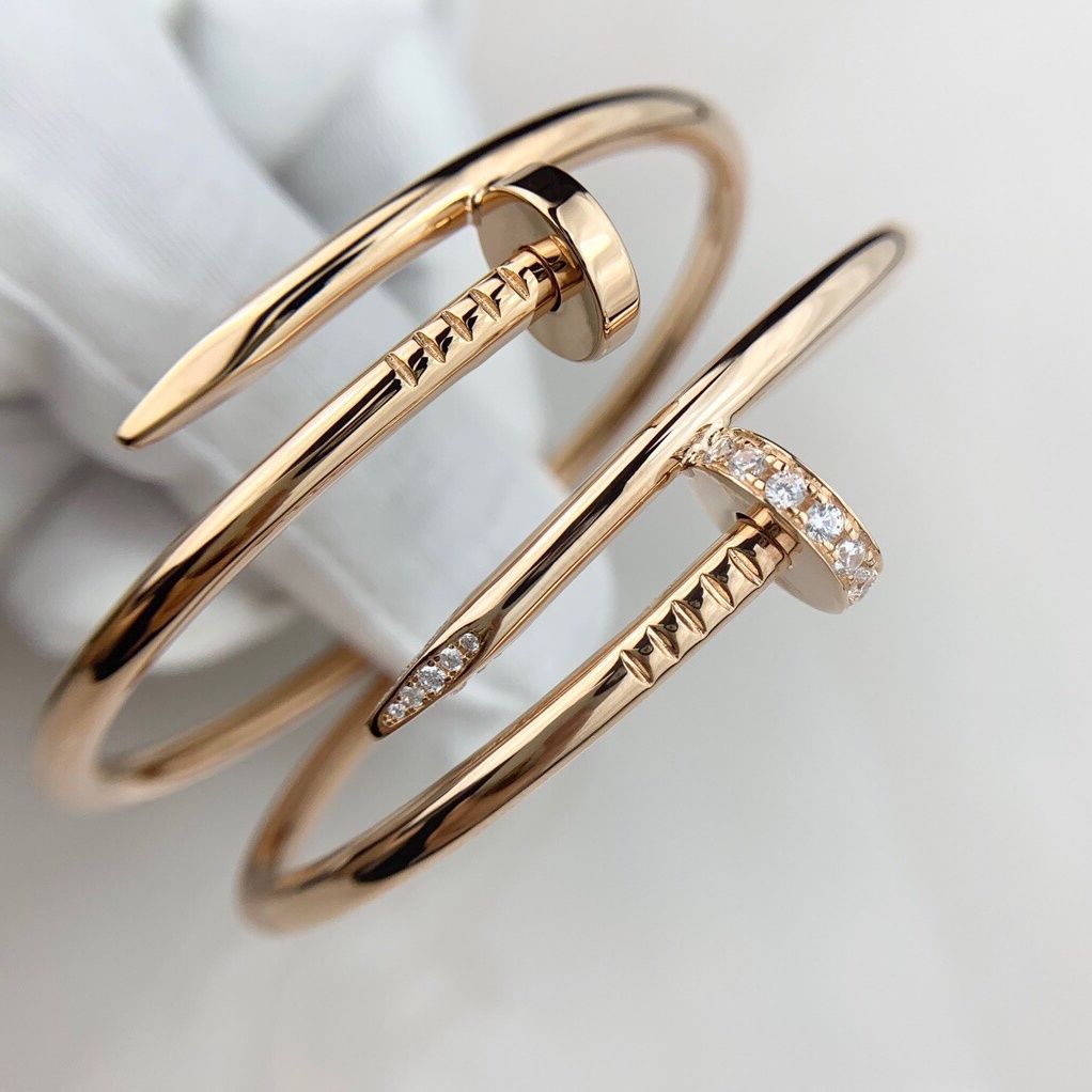 Nail Bangle Bracelet Designer Ladies Luxury Bracelets Jewelry Women Bangle Titanium Steel Alloy Gold-Plated Craft Never Fade with Star diamonds thin Nail bracelets
Nail Bangle Bracelet Designer Ladies Luxury Bracelets Jewelry Women Bangle Titanium Steel Alloy Gold-Plated Craft Never Fade with Star diamonds thin Nail bracelets