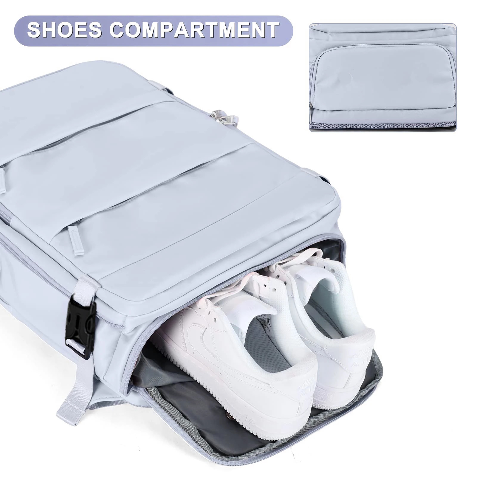 School Bags Mens travel backpack airline approved waterproof 156inch laptop for women school with shoe compartment 231101