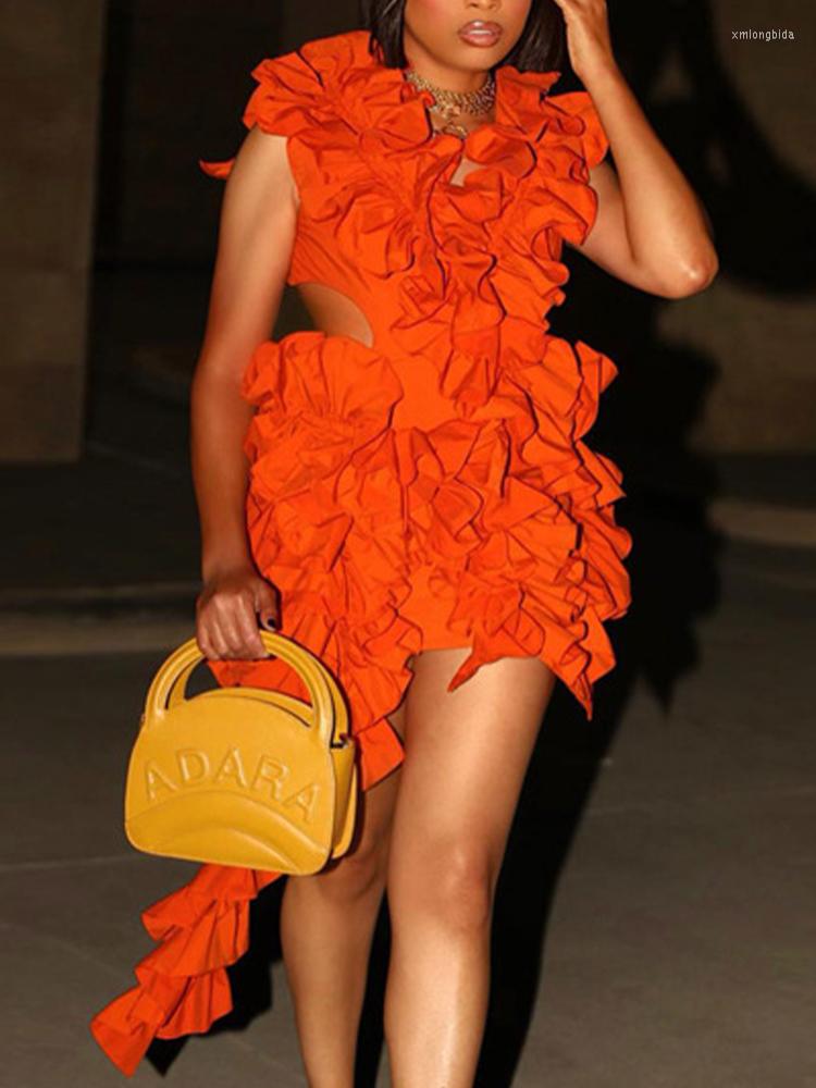 Basic & Casual Dresses Summer Solid Party Women Sexy V Neck Sleeveless Backless Mini Irregular Pleated Ball Gown Slim High Street Dress, Orange red
Basic & Casual Dresses Summer Solid Party Women Sexy V Neck Sleeveless Backless Mini Irregular Pleated Ball Gown Slim High Street Dress, Orange red