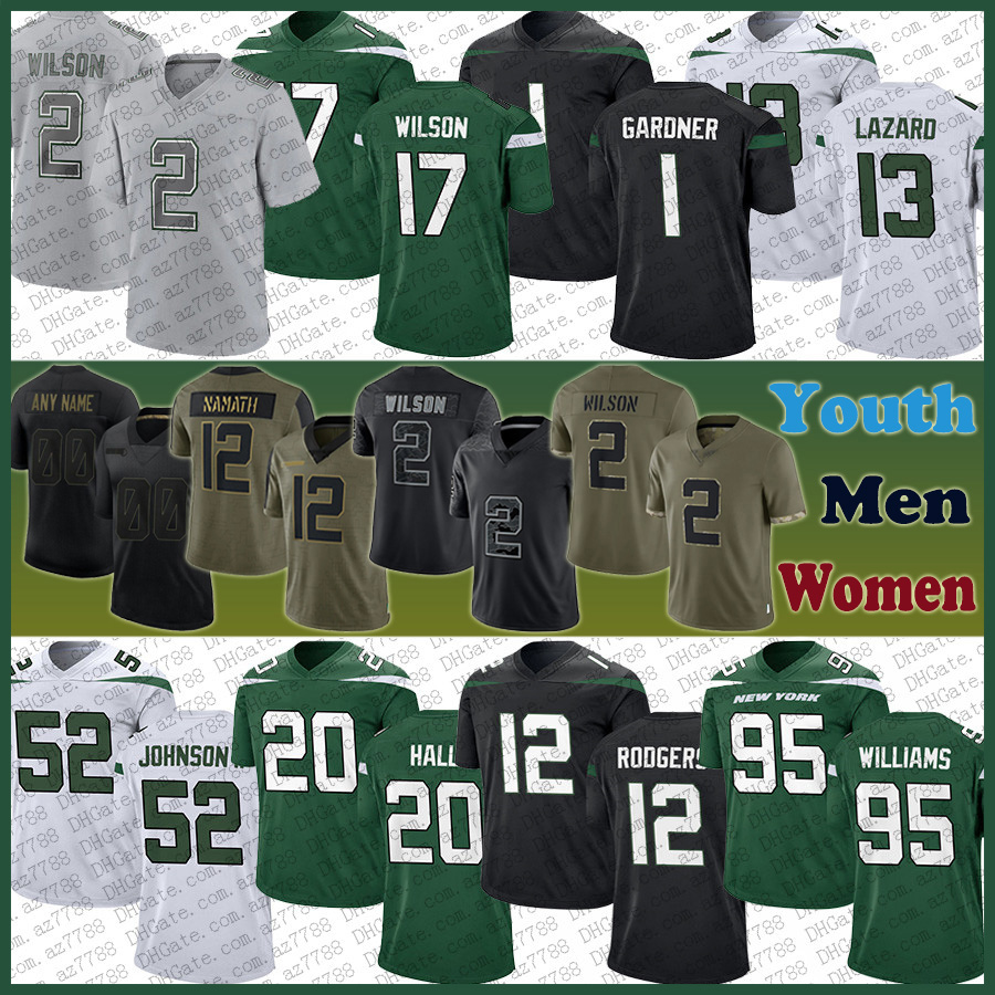 Aaron Rodgers Allen Lazard NY Football Jersey New Yorks Jetes Custom Men Women Youth Ahmad Sauce Gardner Garrett Zach Wilson Breece Hall Quinnen Williams Corey Davis, Shown
Aaron Rodgers Allen Lazard NY Football Jersey New Yorks Jetes Custom Men Women Youth Ahmad Sauce Gardner Garrett Zach Wilson Breece Hall Quinnen Williams Corey Davis, Shown