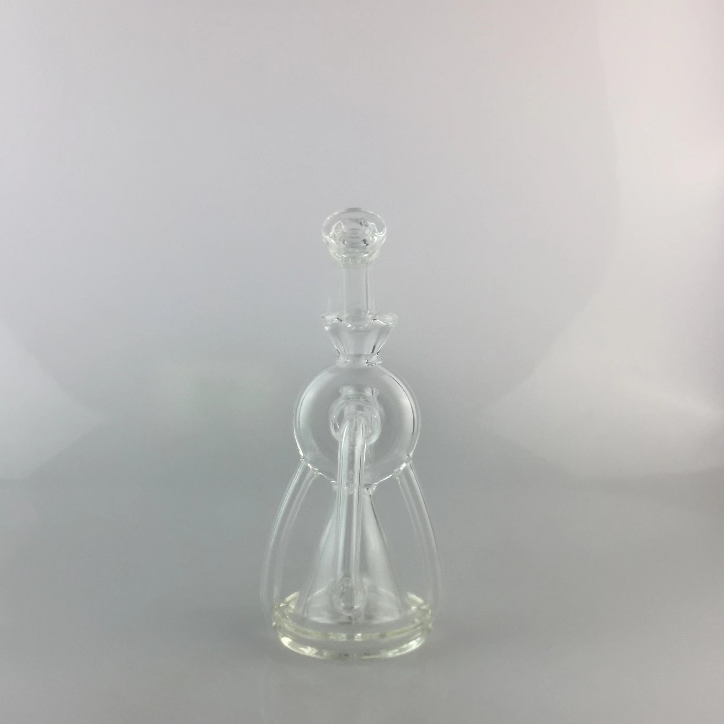 Smoking pipes circle recycler rig, clear , smoking Pipe, oil rig hookah, beautifully designed 14mm joint welcome to order