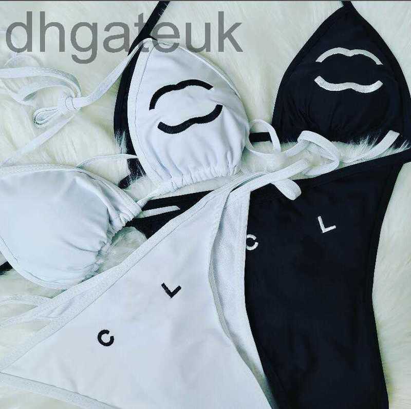 Women's Swimwear Designer Black two-piece swimsuit designers swimwear bikini womens bathing suit sexy summer womans Whole letter channel bikinis Y4CJ, C1
Women's Swimwear Designer Black two-piece swimsuit designers swimwear bikini womens bathing suit sexy summer womans Whole letter channel bikinis Y4CJ, C1