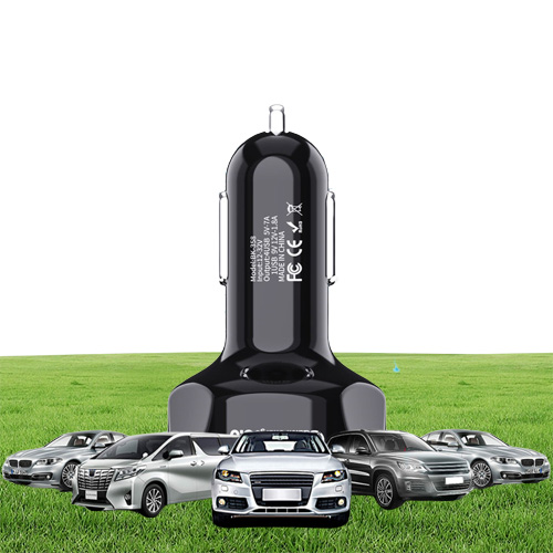 4 Ports Multi USB Car Charger 48W Quick 7A Mini Fast Charging QC30 For iPhone 12 Xiaomi Huawei Mobile Phone Adapter Android Devic8
