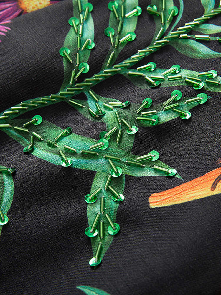 RUKAS Summer Loose Dress For Women Square Collar Sleeveless High Waist Print Colorblock Midi Dresses Female Clothing 2023