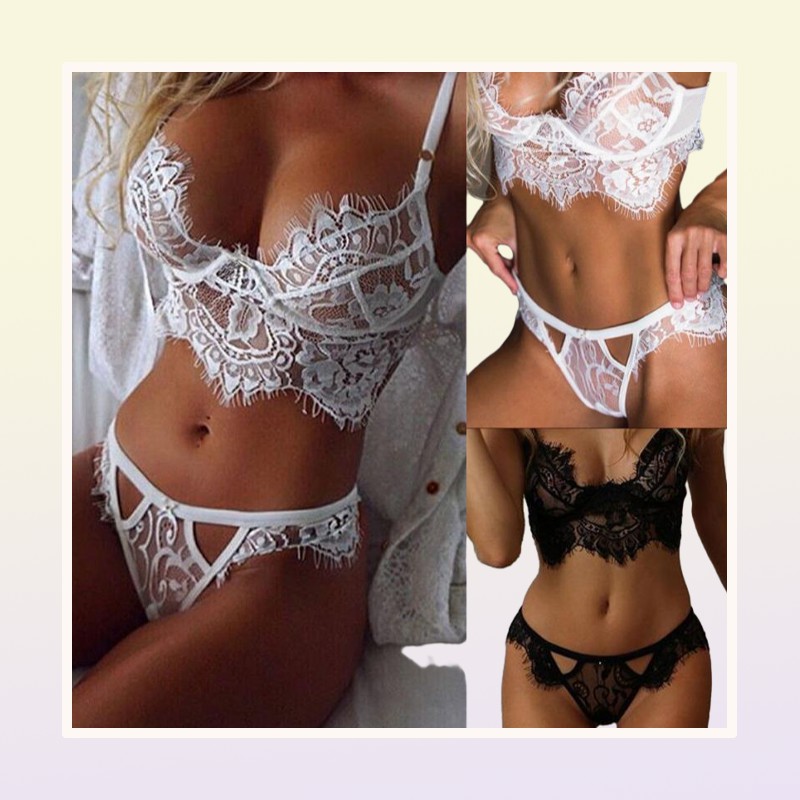 Women Lingerie Babydoll Underwear Sleepwear Nightwear Bra Set Gstring Panties6197230