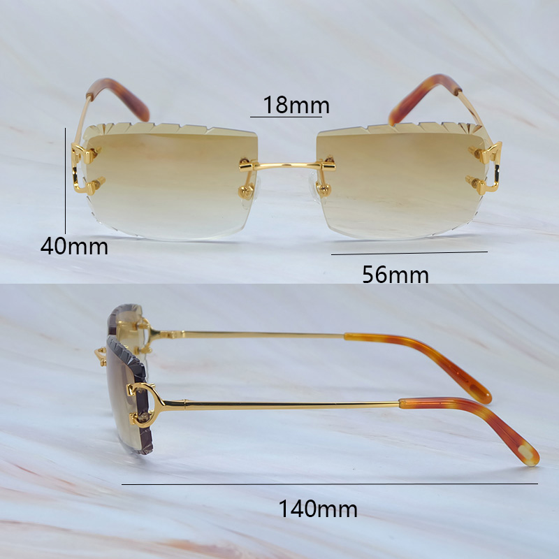 2025 New Y2K Wire C Sunglasses Small Diamond Cut Sun Glasses Luxury Desinger Polarized Sunglass For Men And Women VintageLentes De Sol Mujer