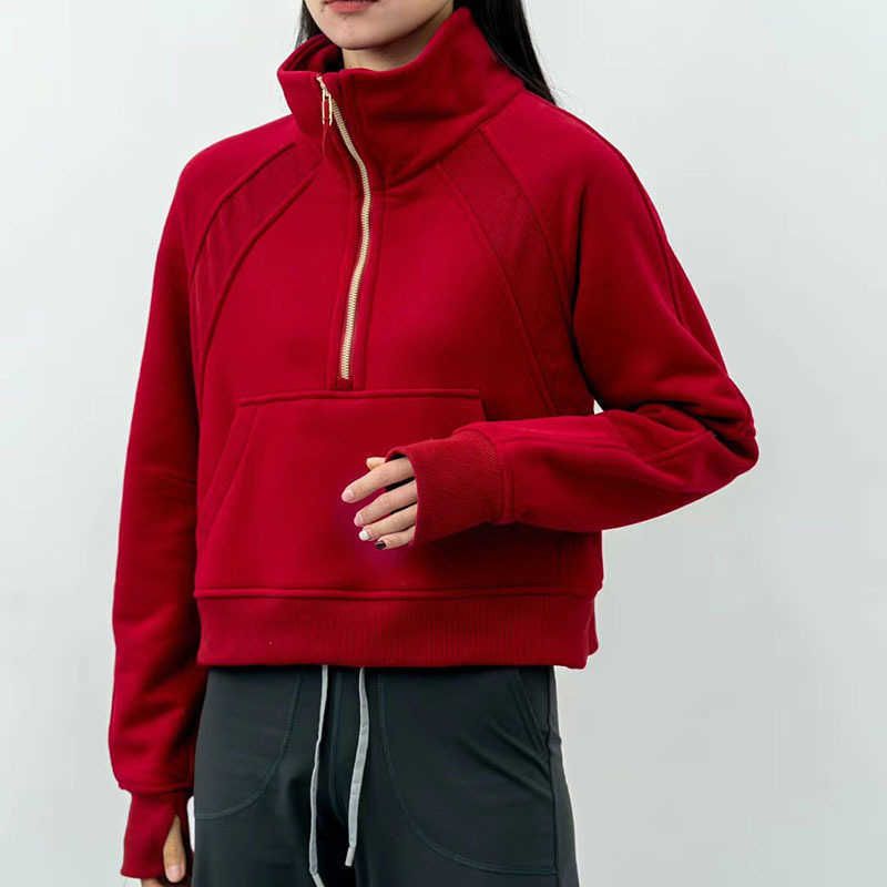Yoga Outfits lulus Women Fitness Hoodies Runing Jacket Ladies Sport Half Zipper Sweatshirt thick Loose Short Style Coat With Fleece Thumb Hole Sportwear, Black
Yoga Outfits lulus Women Fitness Hoodies Runing Jacket Ladies Sport Half Zipper Sweatshirt thick Loose Short Style Coat With Fleece Thumb Hole Sportwear, Black