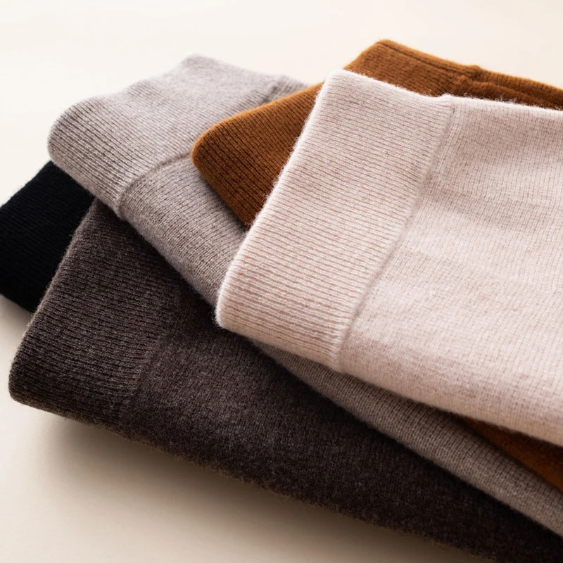 Skirts Cashmere Knee Length Skirt Women AutumnWinter 100% Pure Wool Skirt Casual Fashion Fishtail Skirt Fit Warm High Waist Dress 231101