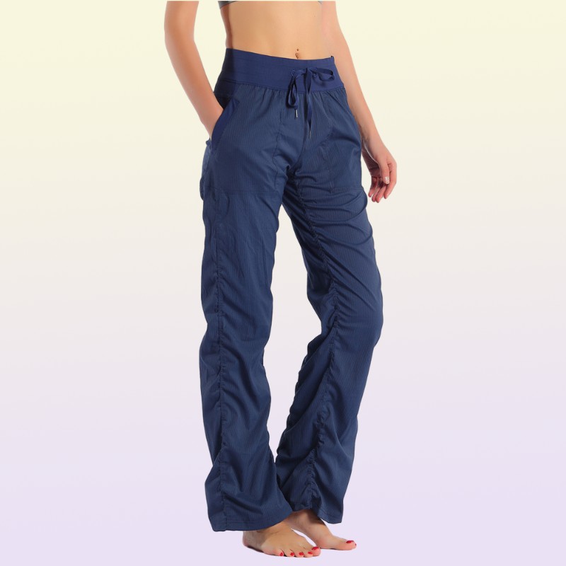Yoga Dance Pants High Waist Gym Sport Relaxed Lady Loose Leggings Women Sports Tights Gym sweatpants Femme outdoor Jogging Trouser