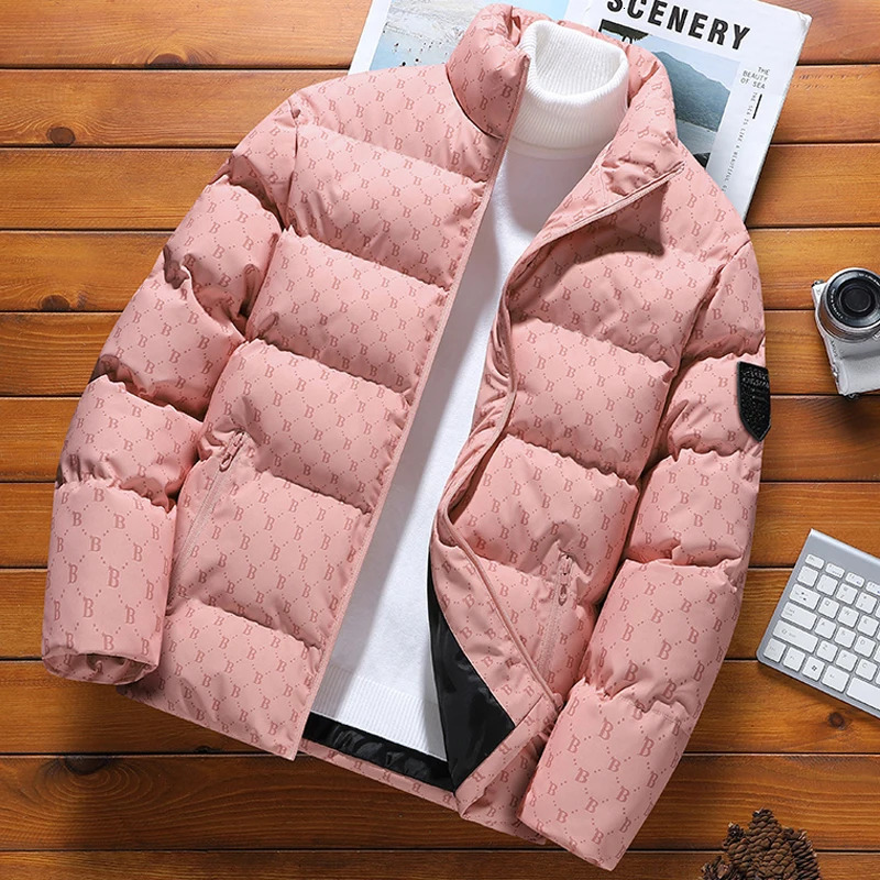Men's Down Parkas mens Parka Stand Collar Jacket Winter down jacket letter Warm Jackets men business leisure coat baseball coats 2308 231101