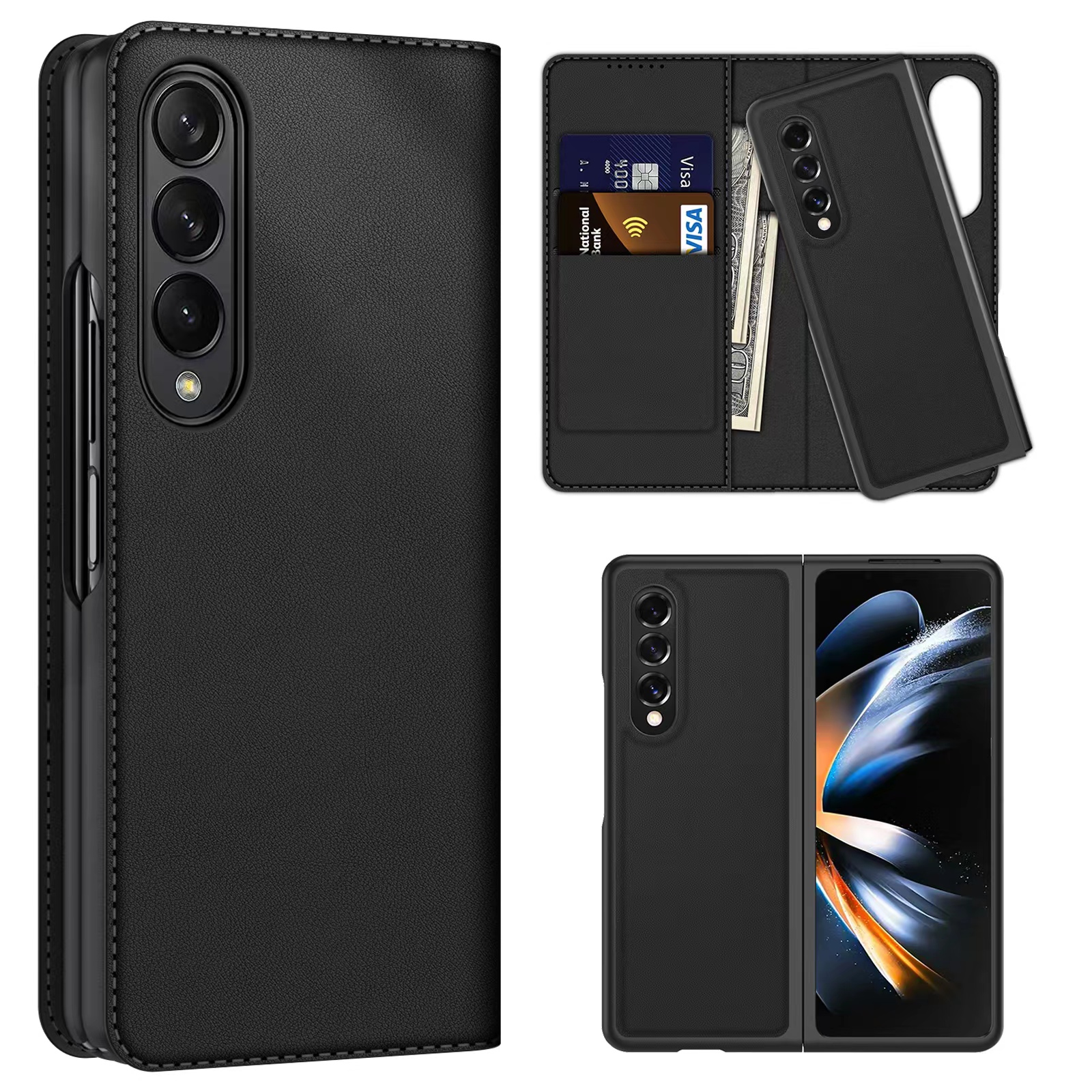 For Samsung Galaxy Z Fold 4 Z Fold 3 Z Fold 2 Carbon Fibre Separable PU Leather Mobile Phone Case Cover, Supi brown
For Samsung Galaxy Z Fold 4 Z Fold 3 Z Fold 2 Carbon Fibre Separable PU Leather Mobile Phone Case Cover, Supi brown