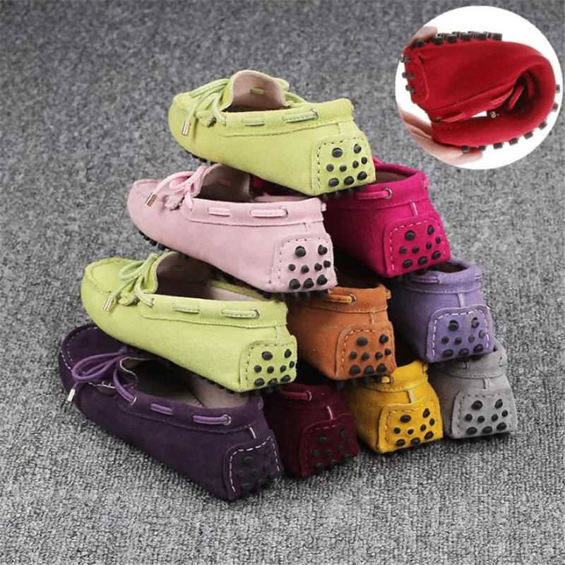 Dress Shoes Women Flats 100 Genuine Leather Casual Slip On Ladies Loafers Soft Moccasins Female Driving 231102