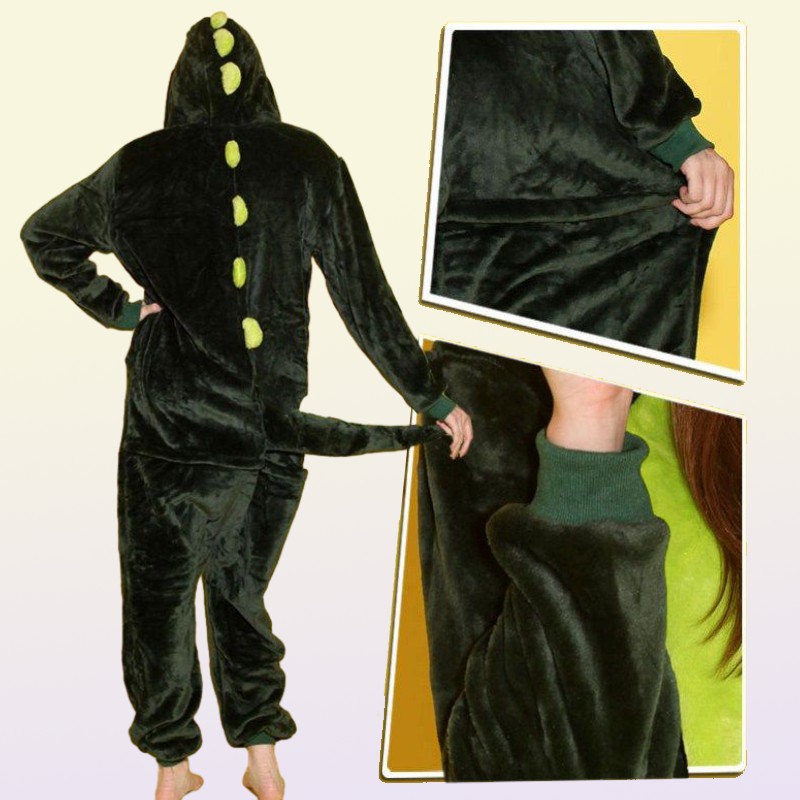 Gauges Animal Costumes Gold Grey Pink Green Dinosaur Onesies Onesie Pajamas Kigurumi Jumpsuit Hoodies Sleepwear for Adults Whole Orde