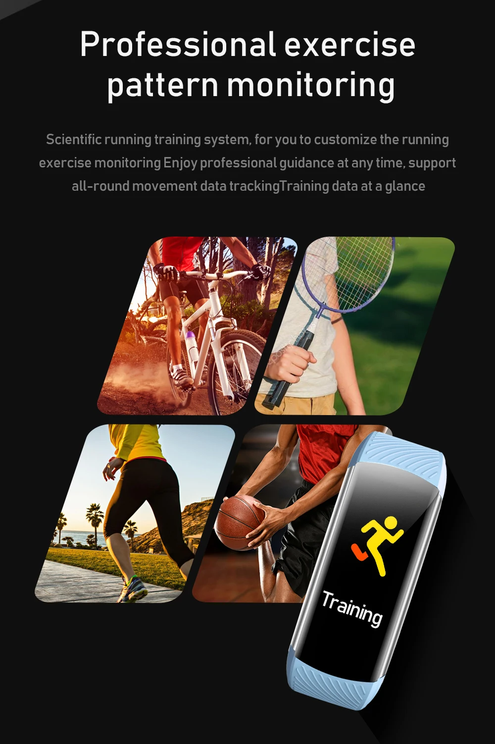 hot selling C5S Smart Wristband Fitness Tracker Bracelet Fit Men Women Kid Smartwatch Sport Waterproof Connected Heart Rate Smart Watch Band