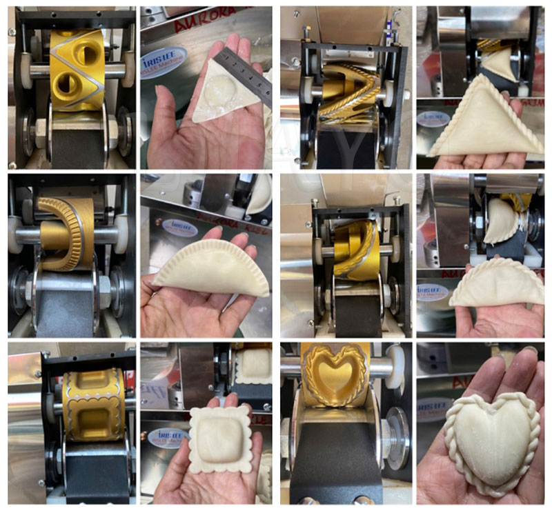 Automatic Gyoza Dumpling Wrapper Pelmeni Empanada Samosa Momo Making Machine