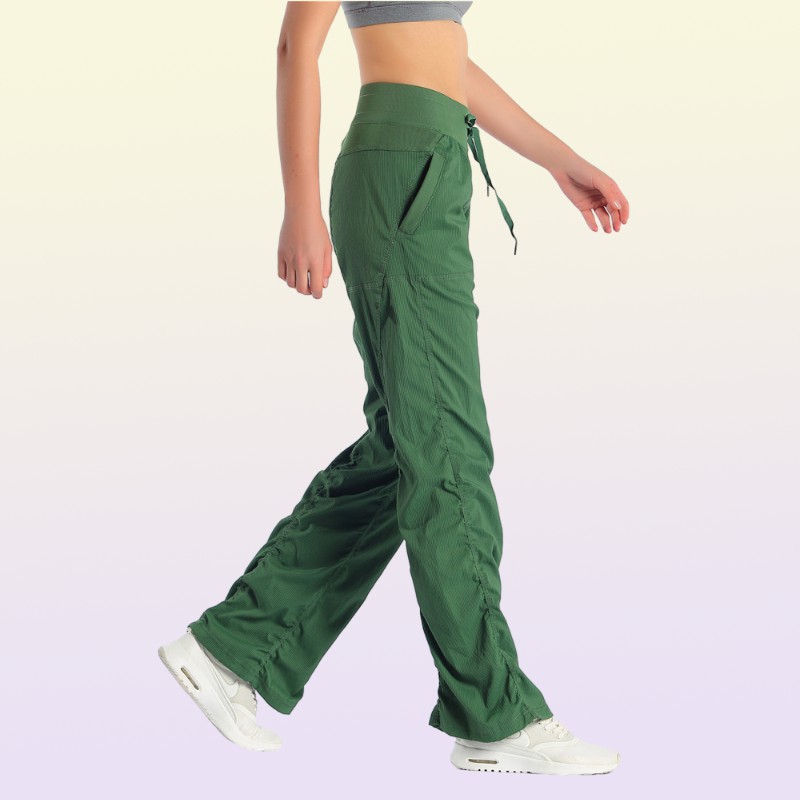Yoga Dance Pants High Waist Gym Sport Relaxed Lady Loose Leggings Women Sports Tights Gym sweatpants Femme outdoor Jogging Trouser